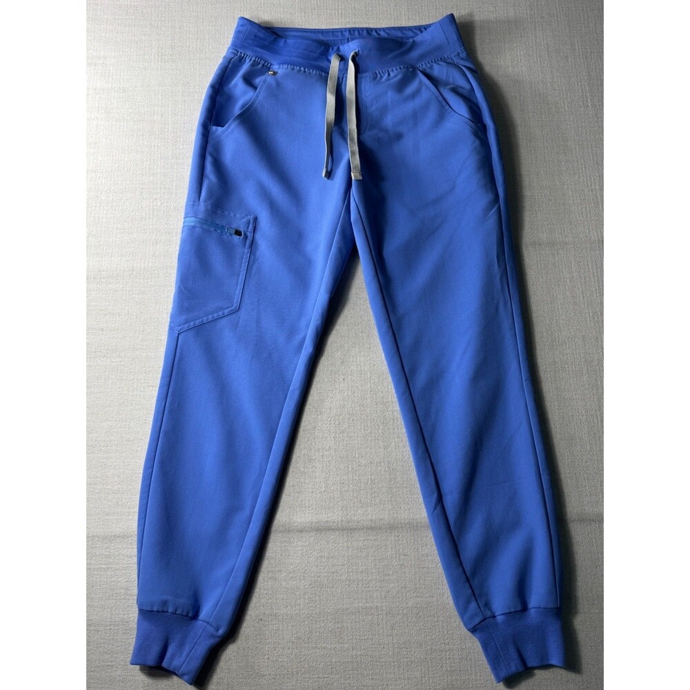 FIGS Technical Collection Women’s Zamora Jogger Scrub Pants Blue XS 5 Pocket